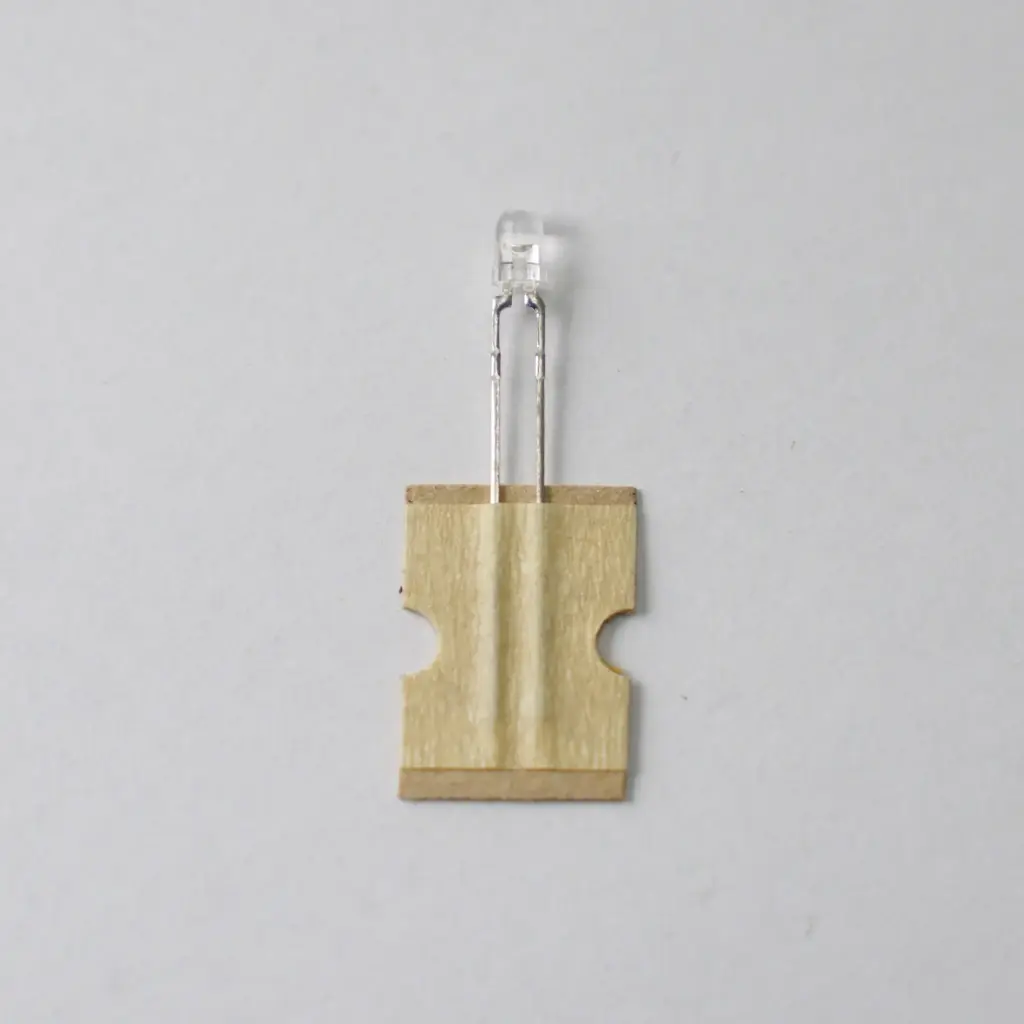 3mm Clear Emerald Green LED